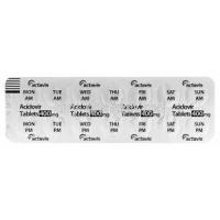 Aciclovir Tablets, Generic Zovirax, Aciclovir 400mg Tablet Strip Back