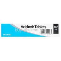 Aciclovir Tablets, Generic Zovirax, Aciclovir 400mg Box Side
