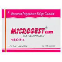 Microgest Soft Gelatin Capsules, Generic Prometrium, Micronised Progesterone 400mg Box