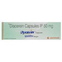 Dycerin, Generic Artrodar, Diacerein 50mg Box