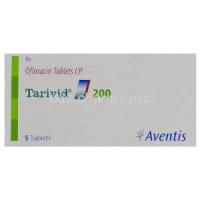 Tarivid 200, Generic Floxin, Ofloxacin 200mg Box