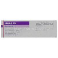 Licab XL, Generic Eskalith, Lithium Carbonate 400mg Controlled Release Box Information