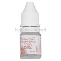 I-Gesic Eye Drops, Generic Voltaren, Diclofenac Sodium Ophthalmic Solution 0.1% 5ml Bottle