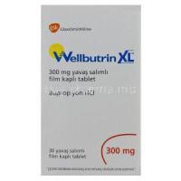 Wellbutrin XL, Bupropion Hydrochloride 300mg Extended Release Box