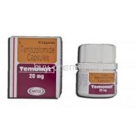 Temonat, Generic Temodar, Temozolomide 20 mg