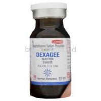 Dexagee Injection Vial, Generic Decadron, Dexamethasone Phosphate 4mg per ml 10ml Vial