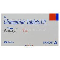 Amaryl, Glimepiride 1mg Box