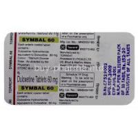 Generic Cymbalta, Duloxetine 20 mg capsule blister information