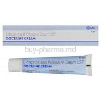 Doctaine Cream, Generic Emla Cream, Lidocaine 25mg and Prilocaine 25mg 30gm