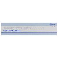 Doctaine Cream, Generic Emla Cream, Lidocaine 25mg and Prilocaine 25mg 30gm Box