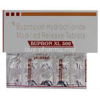 Bupron XL 300, Generic Wellbutrin XL, Bupropion Hydrochloride 300mg Modified Release