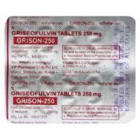 Generic Grispeg, Griseofulvin 250 mg Tablet