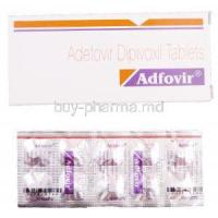 Adfovir, Generic Hepsera, Adefovir Dipivoxil 10mg