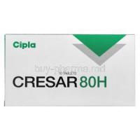 Cresar 80H, Generic Micardis HCT, Telmisartan 80mg and Hydrochlorothiazide 12.5mg Box