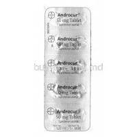 Androcur, Cyproterone Acetate 50mg blister pack