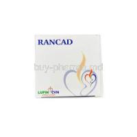 Rancad, Generic Ranexa, Ranolazine 500mg XR box