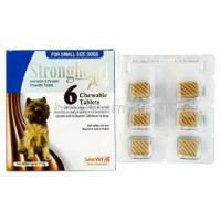 Strongheart Plus, Ivermectin and Pyrantel Chewable Tablets for Small Size Dogs up to 11kg