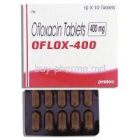 Oflox , Generic  Floxin,  Ofloxacin 400 Mg Tablet