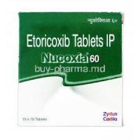 Nucoxia,  Etoricoxib, 60 mg box