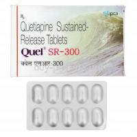 Quel SR 300, Generic Seroquel, Quetiapine 300mg Sustained Released Tablets