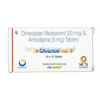 Olvance-AM, Ol-Vamlo, Generic Benicar Norvasc Olmesartan 20 mg Amlodipine 5 mg Box
