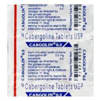 Cabgolin, Cabergoline 0.5mg Tablet Blister Pack Information