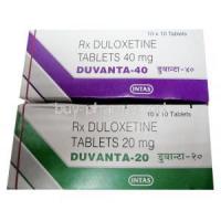 Generic Cymbalta, Duloxetine 20 mg and 40 mg Tab