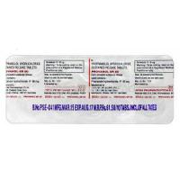 Provanol-SR 80, Generic Inderal, Propranolol Hcl 80mg Sustained Release Tablet Strip Information