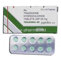 Trazonil, Trazodone 50mg, Tablet