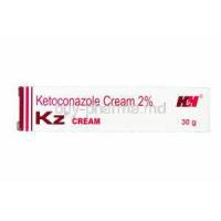 KZ Cream, Generic Nizoral, Ketoconazole Cream 2% 30gm Box