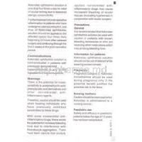 Acular, Ketorolac Tromethamine Opthalmic Solution information sheet