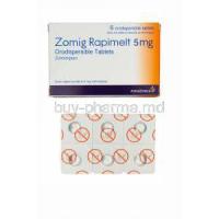 Zomig Rapimelt, Zolmitriptan 5mg Orodispersible Tablets