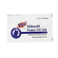 POW! Sildenafil Power Pill 100, Sildenafil 100mg Box