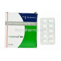 Metsmall 500, Generic Glucophage, Metformin HCl 500mg Sustained Release