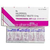 Trancodol DT, Generic Haldol,   Haloperidol 1.5 Mg Tablet (Intas)