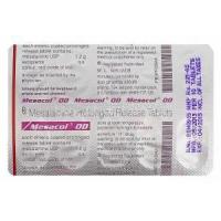 Mesacol OD, Mesalamine 1.2g Blister Pack Information