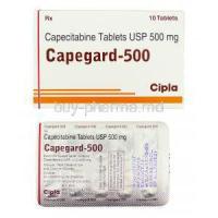 Capegard, Generic Xeloda, Capecitabine 500 mg