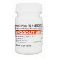 Progout 100, Generic Zyloprim, Allopurinol 100mg Bottle