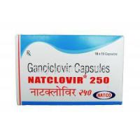 Natclovir 250, Generic Cytovene, Ganciclovir 250mg Box