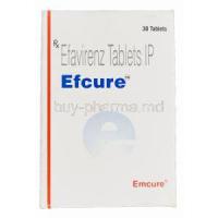 Efcure, Generic Efavir, Efavirenz 600mg Box
