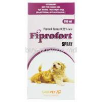 Fiprofort Spray, Generic Frontline Spray, Fipronil 0.25% per ml 250ml Box