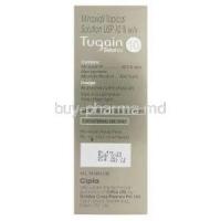 Tugain Solution 10, Minoxidil Topical Solution 10% 60ml Box Information