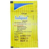 Imiquad, Imiquimod Cream Sachet Information