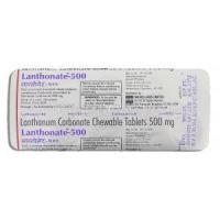 Lanthonate, Lanthanum Carbonate packaging