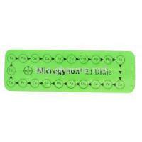 Microgynon, Levonorgestrel/ Ethinylestradiol 0.15mg/ 0.03mg blister pack