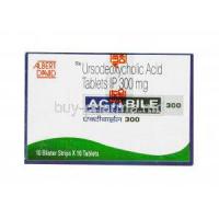 Generic Ursocol,  Ursodeoxycholic Acid  Tablet, 300mg 30 tabs, box information