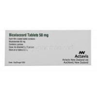 Generic Casodex, Bicalaccord, Bicalutamide 28tabs 50mg, packaging, content and dosage  information