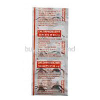 Generic Largactil, Chlorpromazine 50mg, blister pack