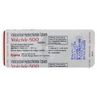 Generic  Valtrex, Valaciclovir 500 mg Blister pack info