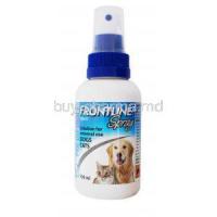 Generic Frontline, Fipronil Spray, Solution for externam use Dogs, Cats, 100ml, bottle front view
